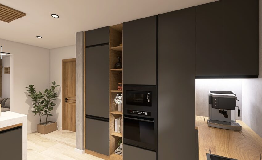 Návrh interiéru RD, Chyžné – projekt STAVEN